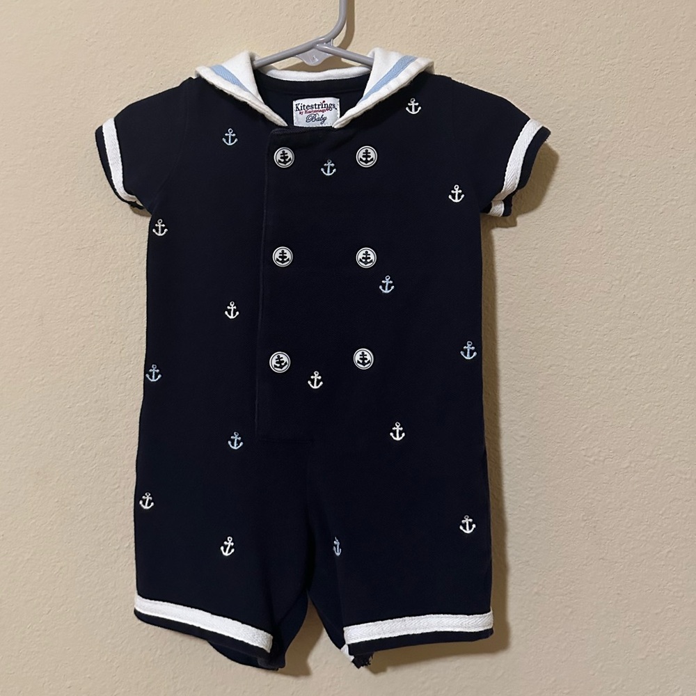 Vintage sailor romper
